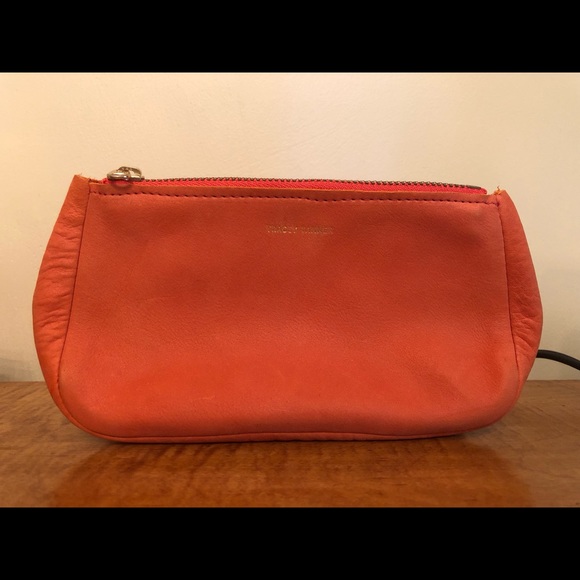 Pumpkin leather fatty pouch - small - Picture 2 of 3